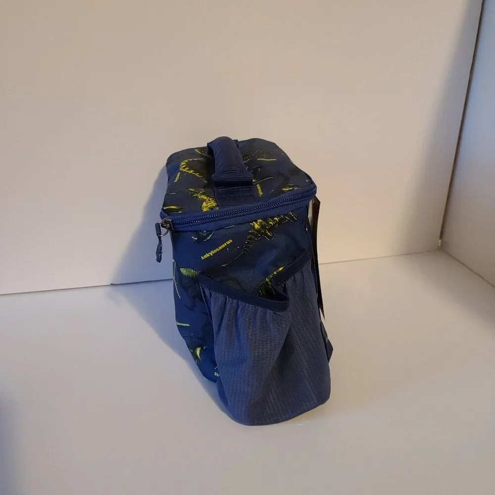 FIT + FRESH INSULATED LUNCH BAG DINOSAUR DESIGN- CONTAINER &ICE PACK-NWT(UNISEX)